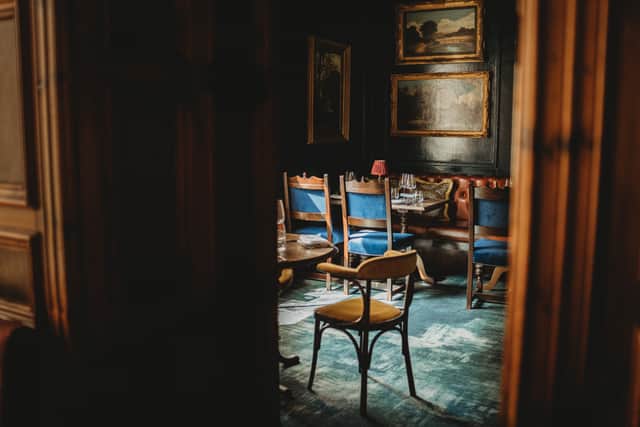 Dining area at the Last Judgment