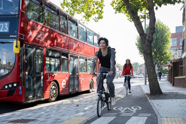 TfL and London's boroughs have greatly increased the cycling network in recent years. Credit: TfL.