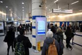 Commuters at Stratford station in November 2022. (Photo by Daniel Leal / AFP via Getty Images)