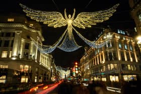 Regent Street’s iconic Christmas lights will switch on tonight 
