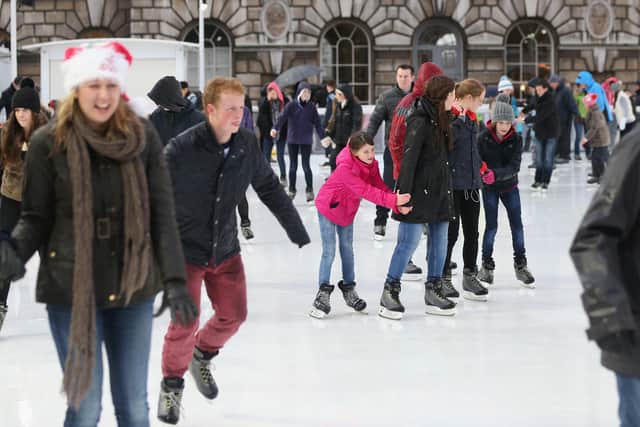 The London ice skating spots open around the capital this festive season. (Photo credit: Getty Images)