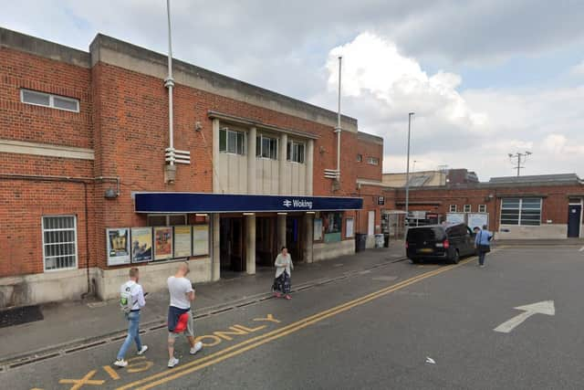 Liberal Democrat leader Will Forster said it is "ridiculous" that passengers can use their Oyster Card at Surbiton but not Woking. Credit: Google.