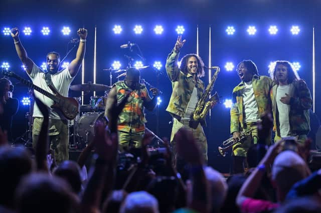 Ezra Collective. (Photo by Jeff Spicer/Getty Images)