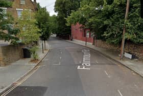 The shooting took place on Fairmount Road in Brixton. Credit: Google