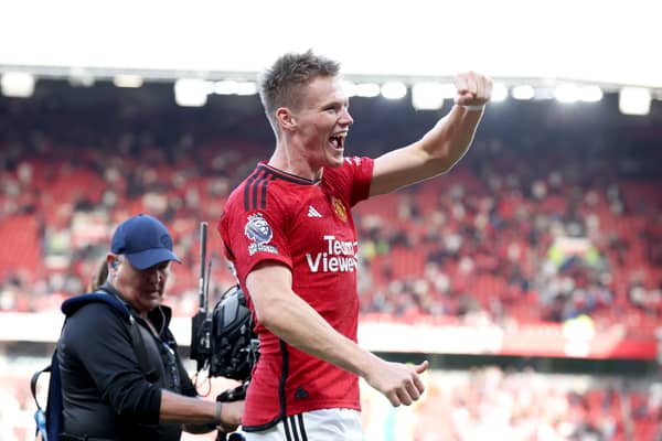 Scott McTominay bagged two late goals against Brentford (Image: Getty Images)