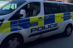 A Met Police vehicle. (Photo by André Langlois)