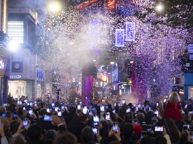 The Carnaby Street lights switch on in Westminster is on Thursday November 2 2023. (Photo by Carnaby Street)