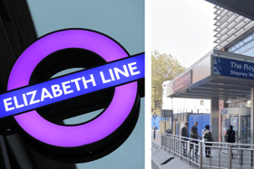 The Elizabeth line has meant an increase in patients at Royal London Hospital in Tower Hamlets. (Photos by Getty/Google Street View)