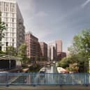 A new canalside neighbourhood is proposed for Ladbroke Grove. (Photo by Ballymore and Sainsbury’s)