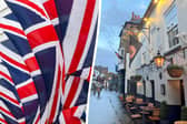 Three teenagers have been arrested after reports of a Union Jack being taken. (Photo by SWNS)
