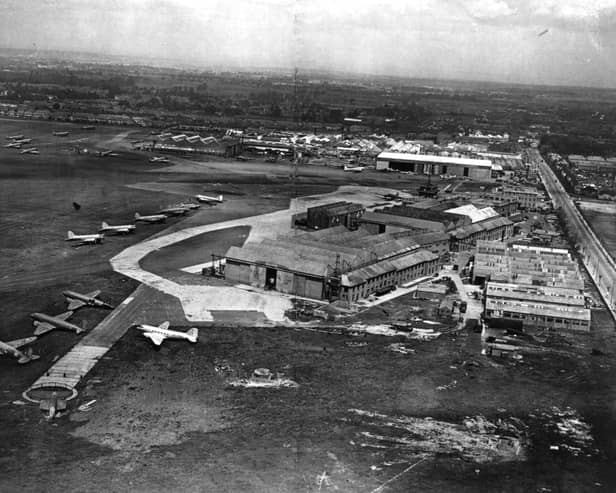Croydon Airport in 1946. Credit: Evening Standard/Getty Images.