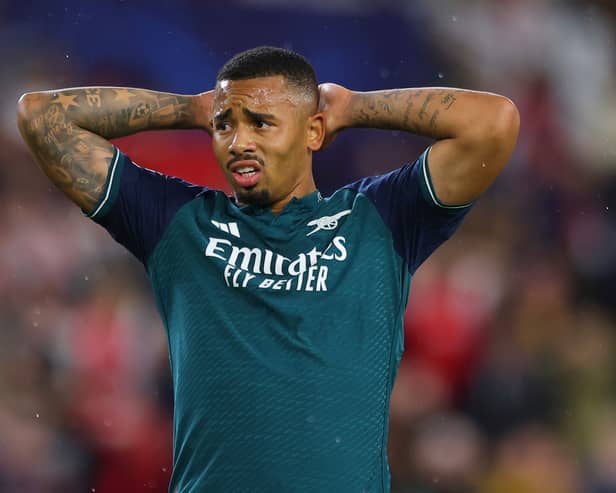 Gabriel Jesus is likely to miss out this weekend. 