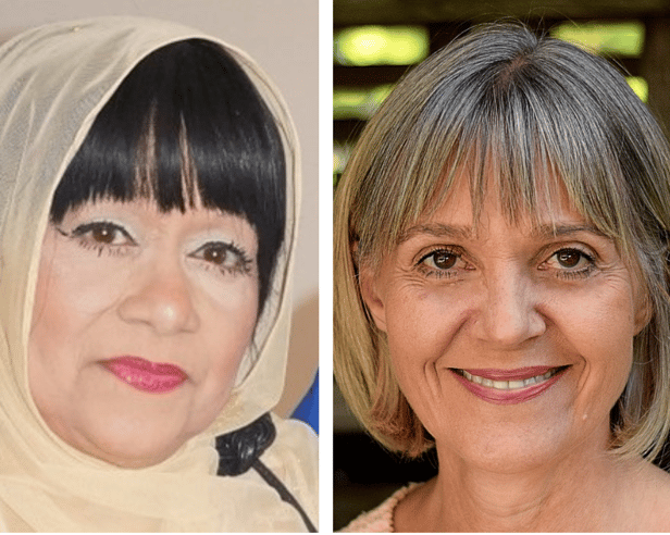 Bibi Khan and Laura Marks. (Photos supplied)