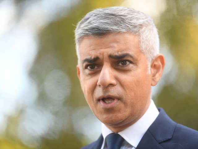 The mayor of London Sadiq Khan