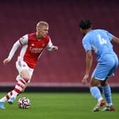 Arsenal prodigy Mika Biereth is making a strong impression at Motherwell. (Getty Images)
