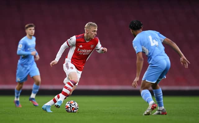 Arsenal prodigy Mika Biereth is making a strong impression at Motherwell. (Getty Images)