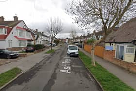 The woman was found with stab wounds at an address in Croydon. Credit: Google