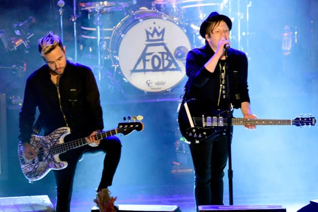 When Fall Out Boy fans can expect to see the group are set to rock out on the O2 Arena stage. (Photo credit: Getty Images)