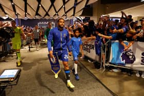  Reece James of Chelsea leads their side onto the pitch prior to the Premier League Summer Series match (Photo by Kevin C. Cox/Getty Images for Premier League)