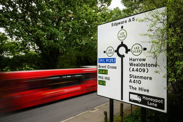 The ULEZ was expanded to cover all of greater London on August 29. Credit: Leon Neal/Getty Images.