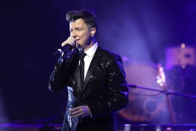 The Never Gonna Give You Up hitmaker will take to the Royal Albert Hall stage this week. (Photo credit: Getty Images)