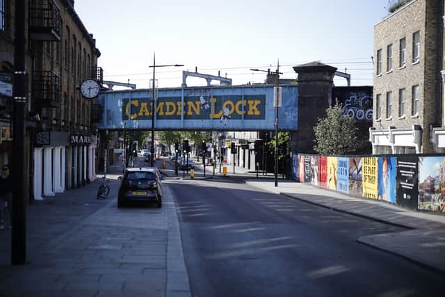 Camden is the third least-affordable place in England for renters, according to Home Stratosphere's analysis. Credit: Tolga Akmen/AFP via Getty Images.