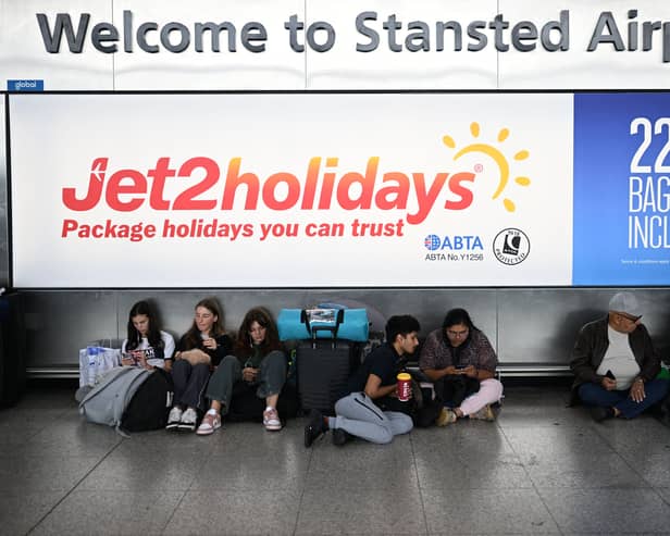 Stansted Airport has had planning approval granted for a major extension of its terminal. Credit: Daniel Leal/AFP via Getty Images.