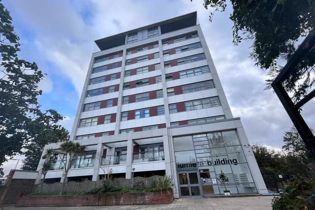 Lumiere Building, a 71-flat apartment block in Forest Gate, Newham, east London. 
 (Photo by SWNS)