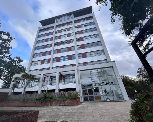 Lumiere Building, a 71-flat apartment block in Forest Gate, Newham, east London. 
 (Photo by SWNS)
