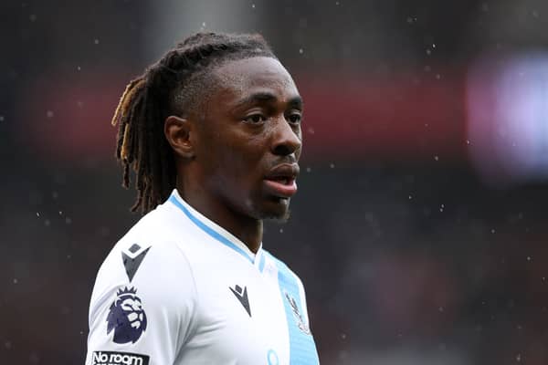 : Eberechi Ezeof Crystal Palace looks on during the Premier League match  (Photo by Alex Livesey/Getty Images)