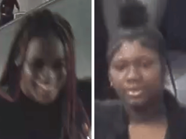British Transport Police detectives want to identify these women in connection with a racially aggravated assault on the Elizabeth line. (Photos by BTP)