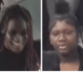 British Transport Police detectives want to identify these women in connection with a racially aggravated assault on the Elizabeth line. (Photos by BTP)