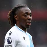  Eberechi Ezeof Crystal Palace looks on during the Premier League match between Manchester United  (Photo by Alex Livesey/Getty Images)
