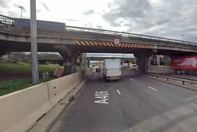 The Brent Cross Flyover enables motorists to cross the A406 North Circular. Credit: Google.