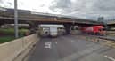 The Brent Cross Flyover enables motorists to cross the A406 North Circular. Credit: Google.