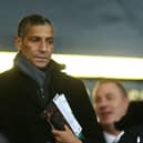  Football manager Chris Hughton is seen at the Premier League match between AFC Bournemouth   (Photo by Jordan Mansfield/Getty Images)