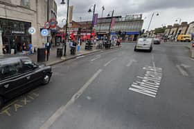 The collision happened on Friday November 3 on Tooting High Street. Credit: Google