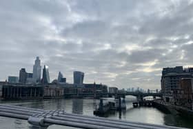 The view from the Millennium Bridge. (Photo by André Langlois)