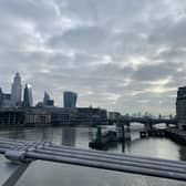 The view from the Millennium Bridge. (Photo by André Langlois)