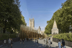The Holocaust Memorial is proposed for Victoria Tower Gardens