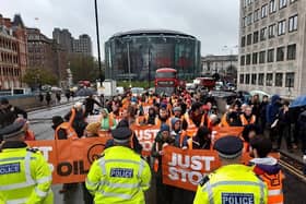 Just Stop Oil marchers frequently take part in slow marches on busy London streets (Photo: Just Stop Oil/Supplied)