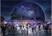 A mock-up of what the MSG Sphere in London would look like. Credit: MSG London.