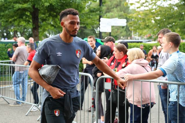  Lloyd Kelly of AFC Bournemouth arrives at the stadium prior to the Premier League match 