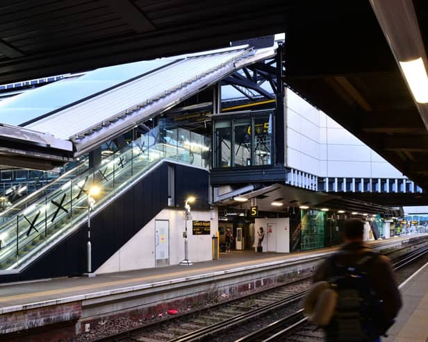 The new-look Gatwick Airport railway station. (Photo by Network Rail)