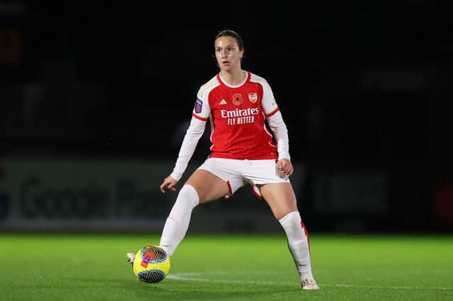 Arsenal's Lotte Wubben Moy. Cr. Getty Images