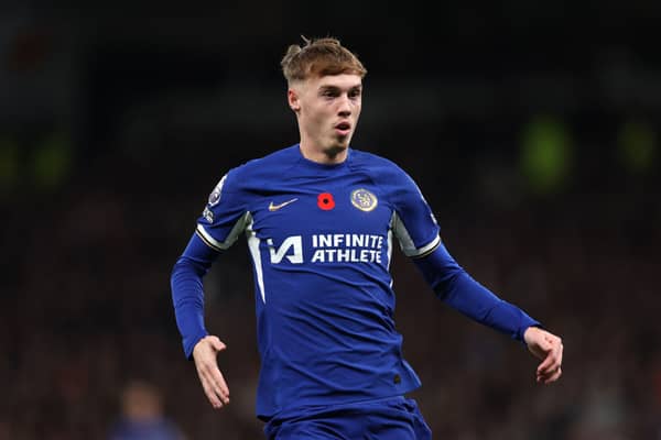 Cole Palmer of Chelsea during the Premier League match between Tottenham Hotspur and Chelsea FC at Tottenham Hotspur 