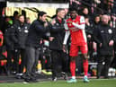 Arsenal are reportedly in the market for a midfielder as Thomas Partey exit links continue. (Getty Images)