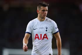 Giovani Lo Celso of Tottenham Hotspur looks on during the Joan Gamper Trophy match between FC Barcelona and Tottenham 