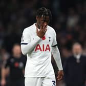  Destiny Udogie of Tottenham Hotspur during the Premier League match between Tottenham Hotspur and Chelsea 