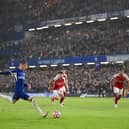 Cole Palmer scored a last minute penalty to earn Chelsea a draw against champions Manchester City. (Getty Images)
